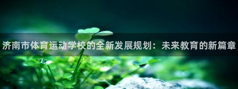 凯发官网下载平台注册：济南市体育运动学校的全新发展规划：未来