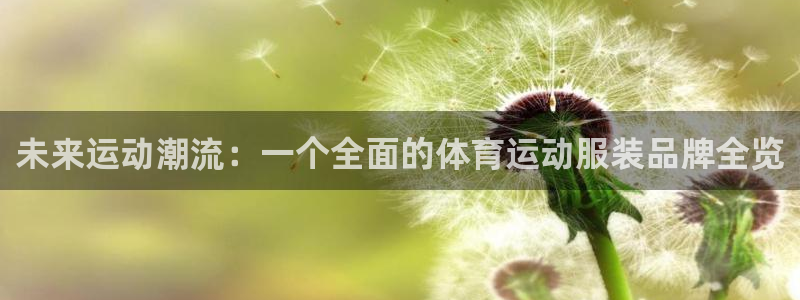凯发k8天生赢家：未来运动潮流：一个